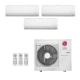 Ar-Condicionado Multi Split Inverter LG 30.000 BTUs (1x Evap HW 9.000 + 1x Evap HW 12.000 + 1x Evap HW 24.000) Quente/Frio 220V
