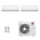 Ar-Condicionado Multi Split Inverter LG 36.000 (1x Evap HW 9.000 + 1x Evap HW 24.000) Quente/Frio 220V								
