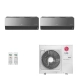Ar-Condicionado Multi Split Inverter LG 36.000 (1x Evap HW Artcool 18.000 + 1x Evap HW Artcool 24.000) Quente/Frio 220V