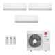 Ar-Condicionado Multi Split Inverter LG 36.000 BTUs (1x Evap HW 9.000 + 1x Evap HW 12.000 + 1x Evap HW 24.000) Quente/Frio 220V