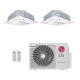 Ar-Condicionado Multi Split Inverter LG 36.000 BTUs (2x Evap Cassete 4 Vias 24.000) Quente/Frio 220V