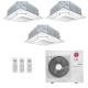 Ar-Condicionado Multi Split Inverter LG 36000 (1x Evap K7 4 Vias 9.000 + 1x Evap K7 4 Vias 18.000 + 1x Evap K7 4 Vias 24.000) Quente/Frio 220V