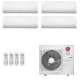 Ar-Condicionado Multi Split Inverter LG 48.000 (3x Evap HW 9.000 + 1x Evap HW 24.000) Quente/Frio 220V