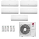 Ar-Condicionado Multi Split Inverter LG 48.000 (4x Evap HW 9.000 + 1x Evap HW 12.000) Quente/Frio 220V