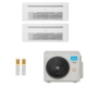 Ar-Condicionado Multi Split Inverter Midea 27.000 (1x Evap Cassete 1 Via 12.000 + 1x Evap Cassete 1 Via 18.000) Quente/Frio 220V