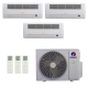 Ar-Condicionado Multi Split Inverter R-32 Gree 30.000 (1x Evap Cassete 1 Via 9.000 + 2x Evap Cassete 1 Via 18.000) Quente/Frio 220V