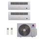 Ar-Condicionado Multi Split Inverter R-32 Gree 30.000 (2x Evap Cassete 1 Via 22.000) Quente/Frio 220V
