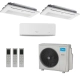 Ar-Condicionado Multi Split Inverter Springer Midea 27.000 (1x Evap HW 9.000 + 2x Evap Cassete 1 Via 12.000) Quente/Frio 220V