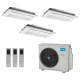 Ar-Condicionado Multi Split Inverter Springer Midea 27.000 (3x Evap Cassete 1 Via 12.000) Quente/Frio 220V