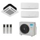 Ar-Condicionado Multi Split Inverter Springer Midea 27.000 BTUs (2x Evap HW 9.000 + 1x Evap Cassete 4 Vias 12.000) Quente/Frio 220V