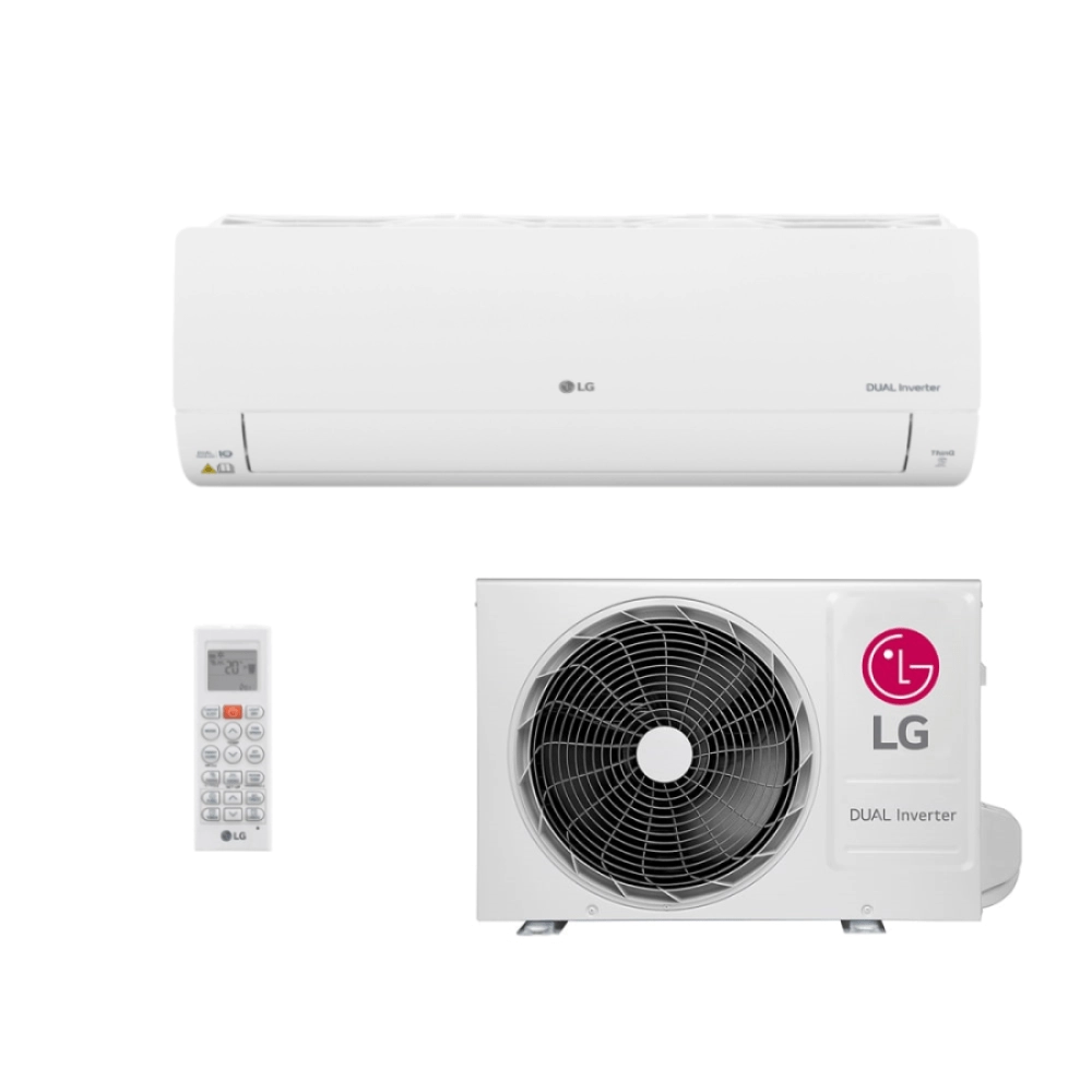 Ar-Condicionado Split HW LG Dual Inverter Voice UV Nano 12.000 BTUs Quente/Frio 220V